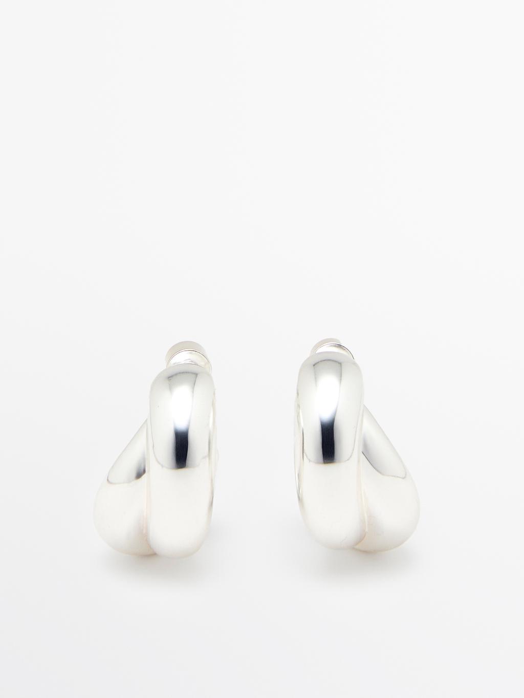 Wraparound hoop earrings